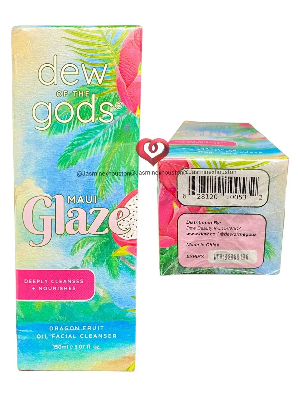 🎉2•$20/3•$28🎉 DEW OF THE GODS Maui Glaze Dragonfruit Oil Facial Cleanser